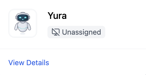 Unassigned bot card